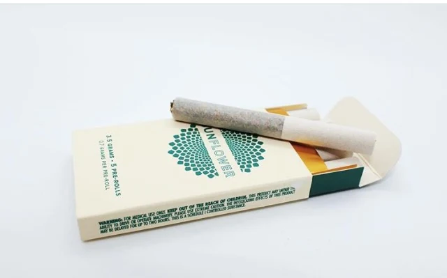 Sunflower pre-roll product shot