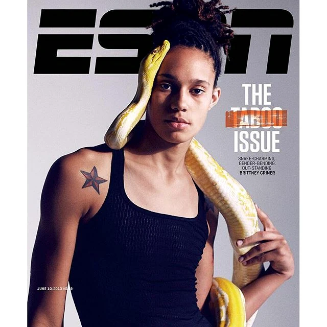 ESPN cover featuring Brittney Griner in Sloane & Tate